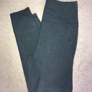 Lululemon Hunter Green Full Length Leggings